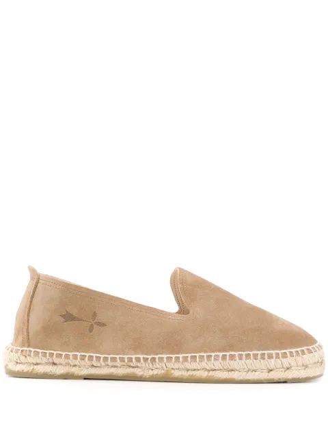 Manebi embossed suede espadrilles