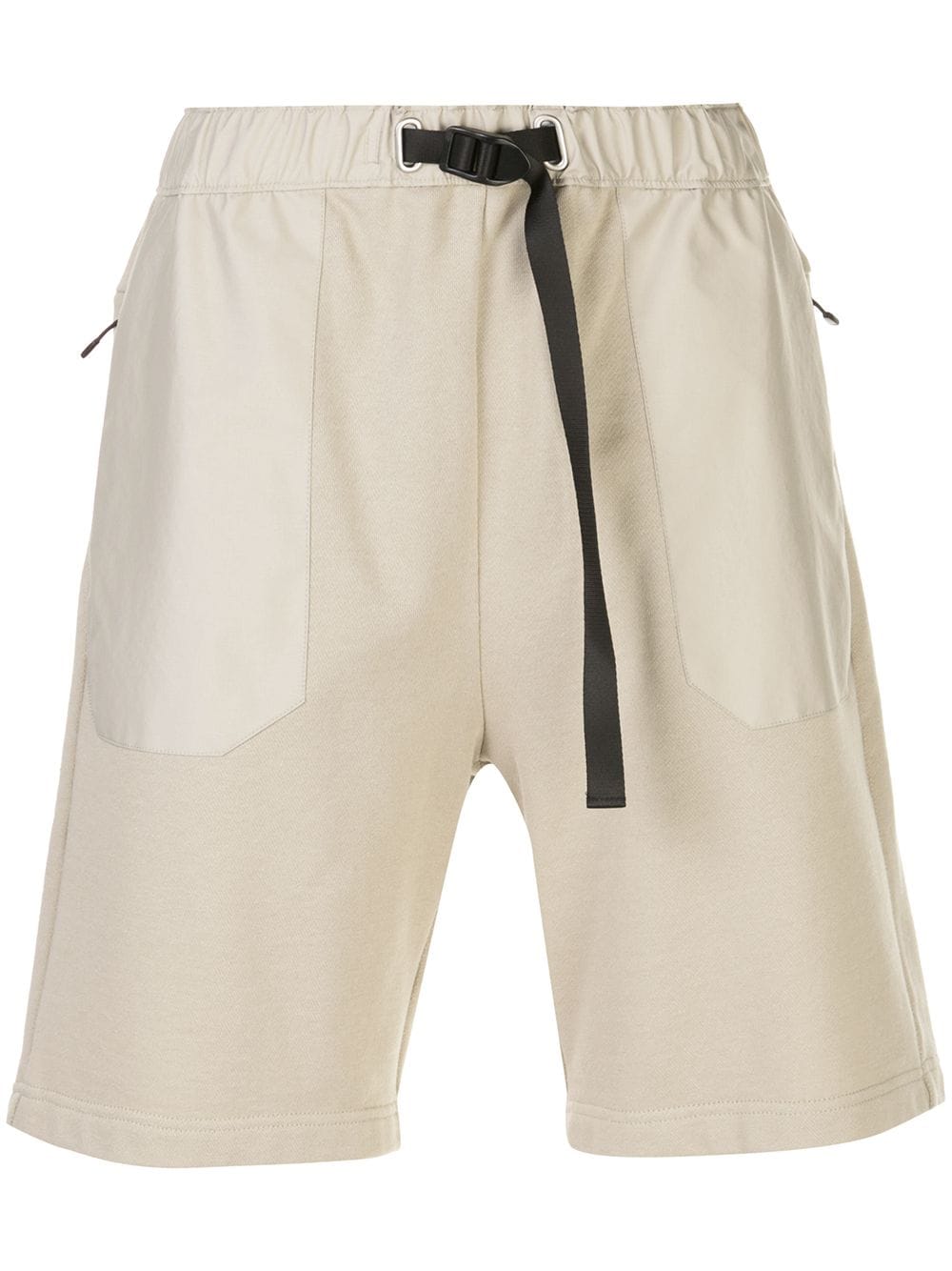 John Elliott Drawstring Waist Track Shorts In Neutrals