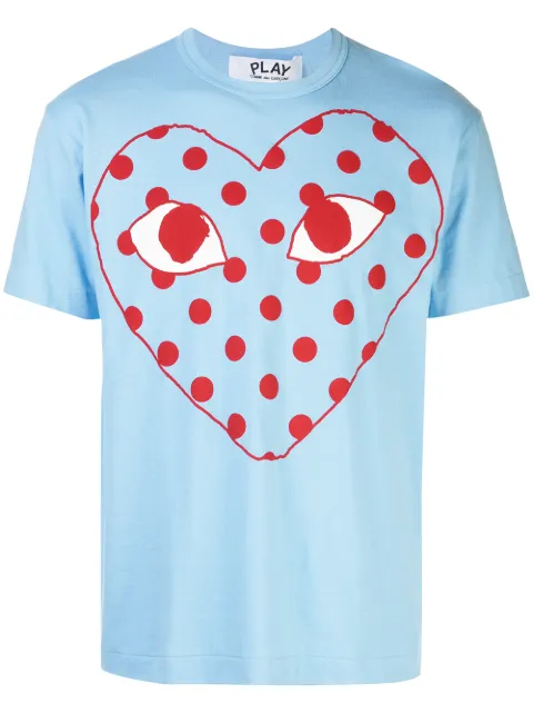 Comme Des Garçons Play logo print T-shirt