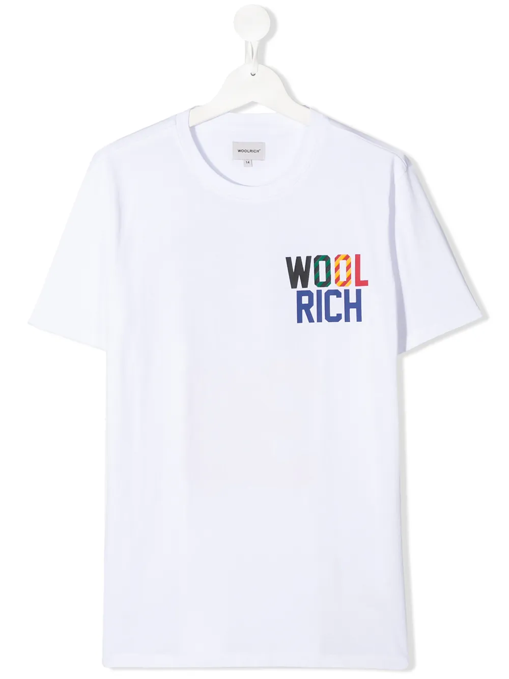 Woolrich Kids футболка с логотипом Woolrich Kids футболка с логотипом