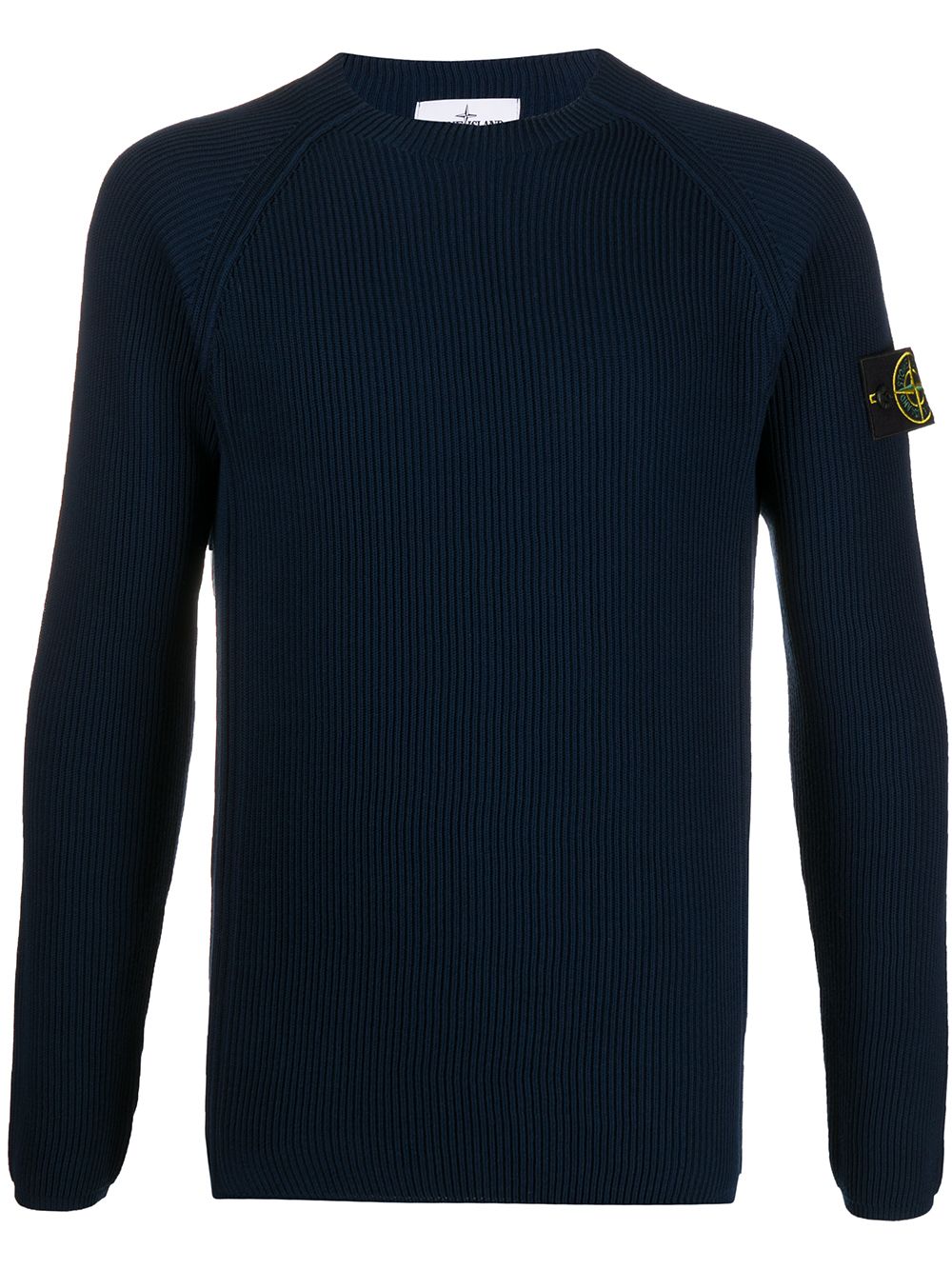 STONE ISLAND RIBBED KNIT JUMPER 