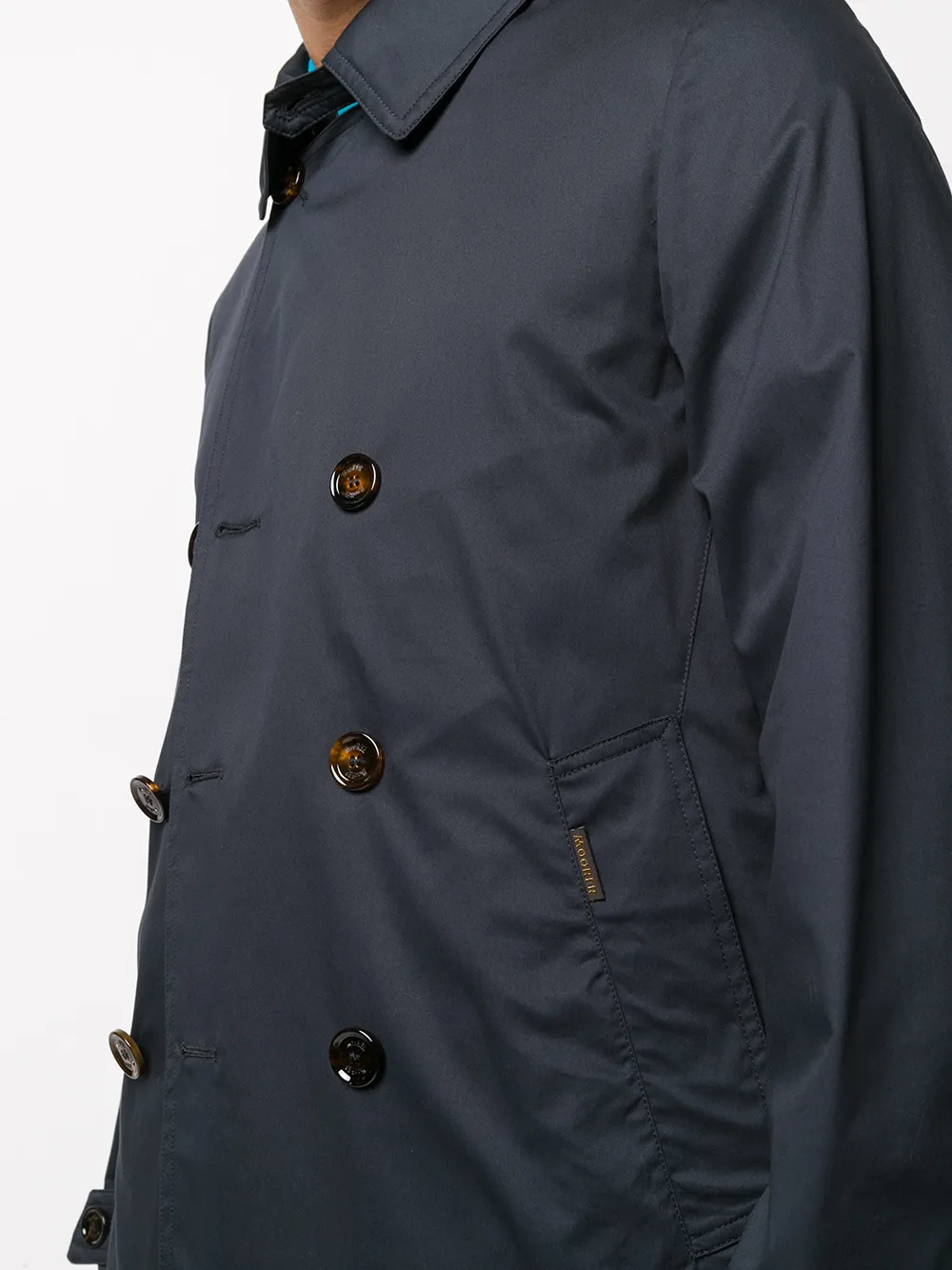 Moorer Sailorjas met dubbele rij knopen Blauw