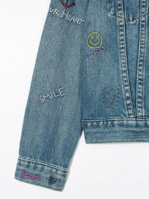 ralph lauren embroidered denim jacket