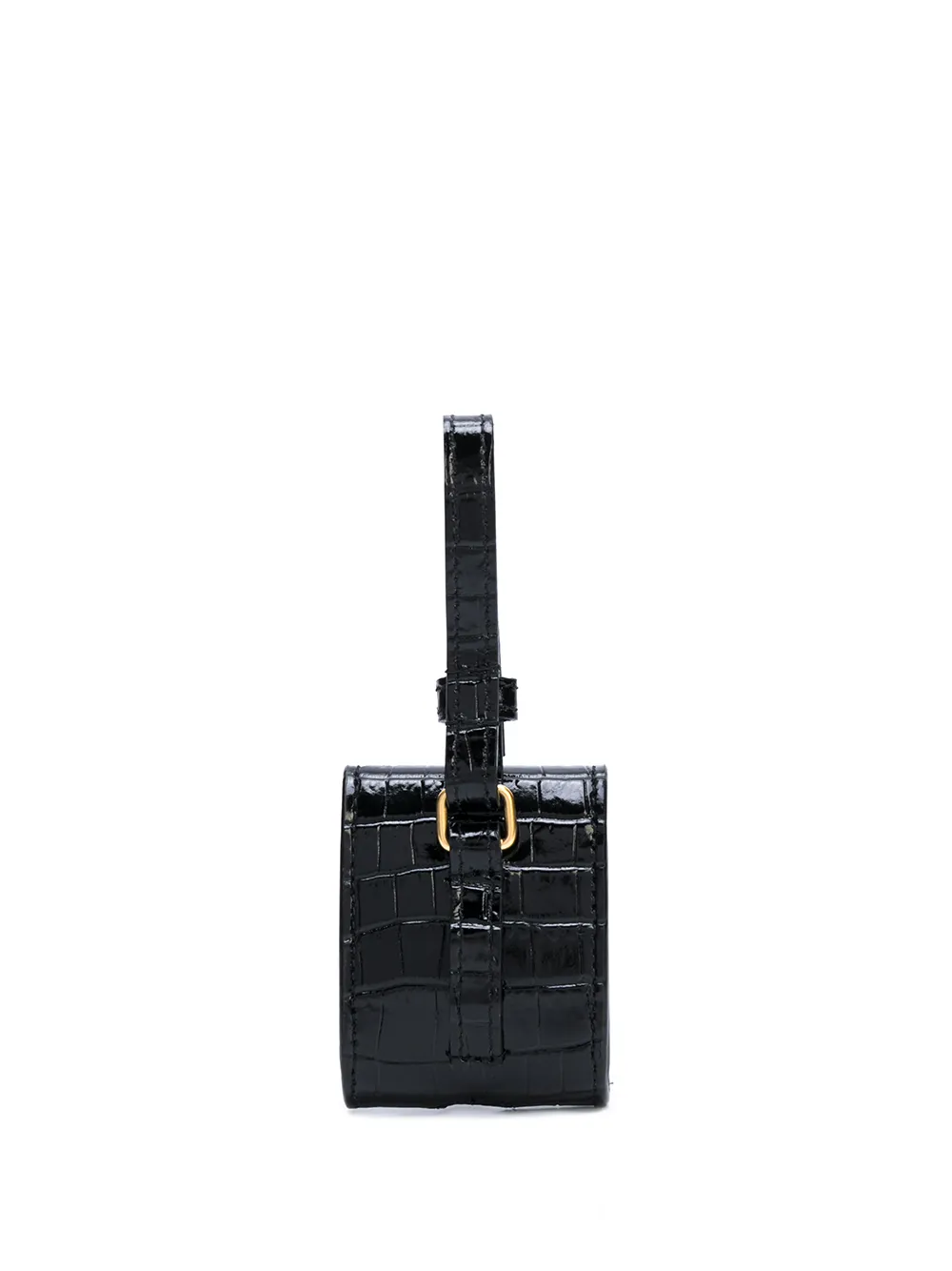 Image 2 of Saint Laurent crocodile effect monogram AirPods case