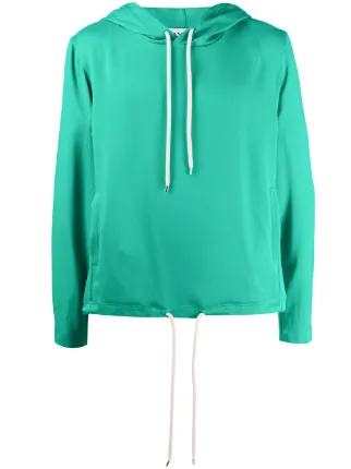 drawstring hem hoodie
