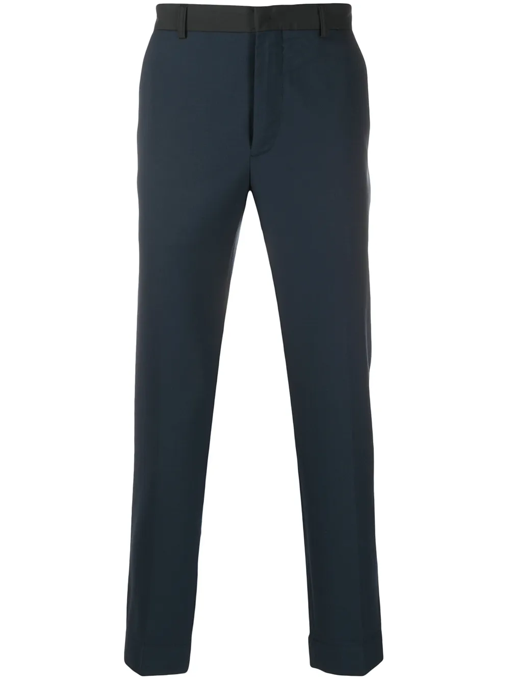 Maison Flaneur Tapered Leg Trousers In Blue