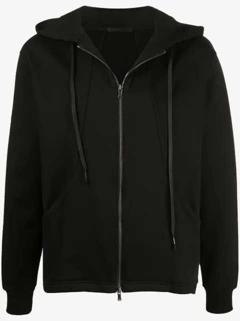 The Viridi-Anne zip-up cotton hoodie
