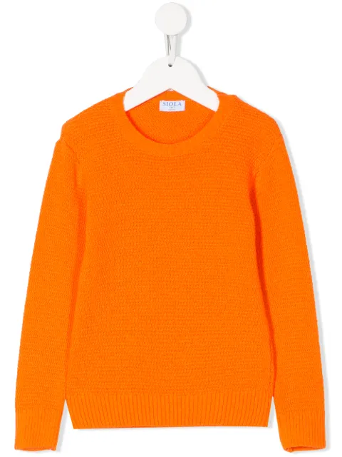 Siola knitted crew-neck jumper