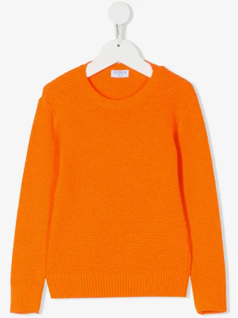 Siola knitted crew-neck jumper