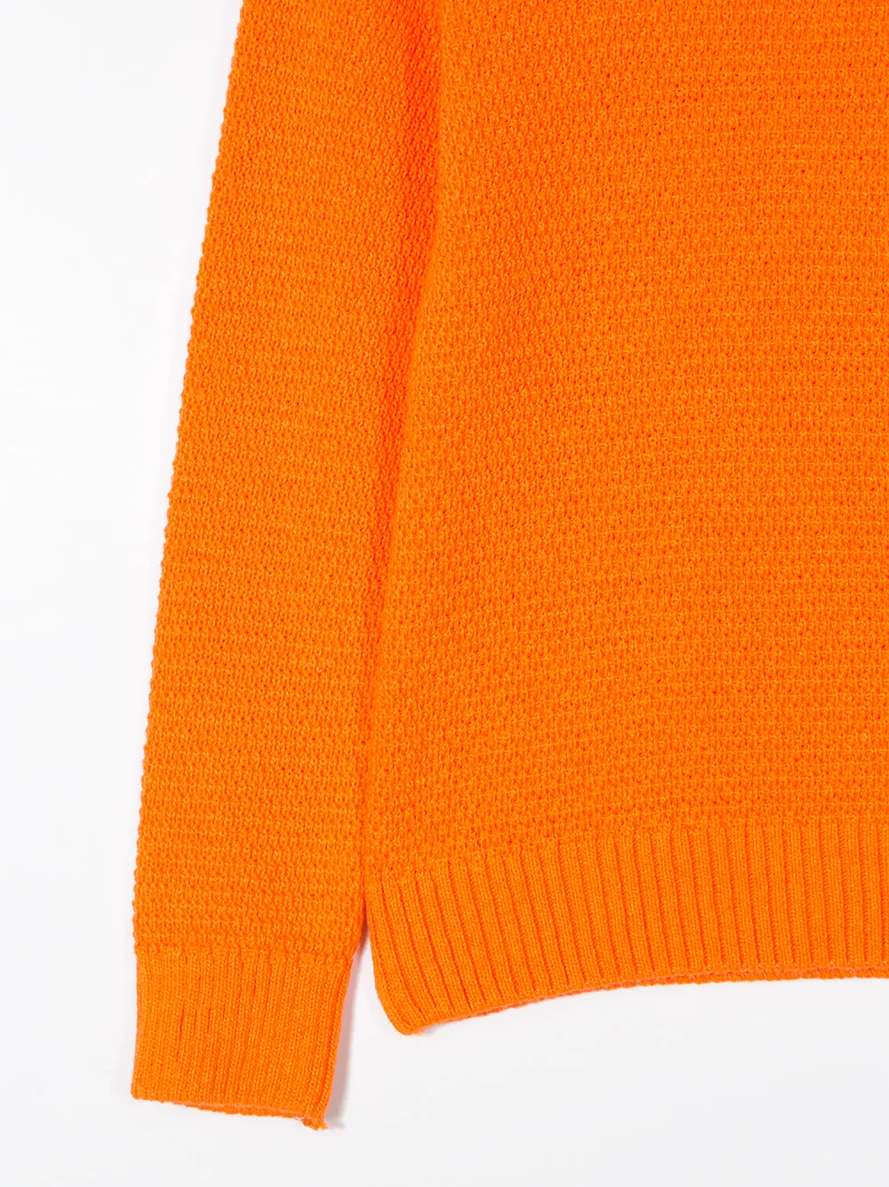  Siola Knitted Crew-neck Jumper - Orange 