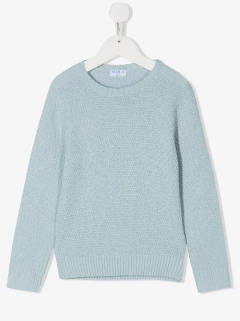 Siola knitted crew-neck jumper
