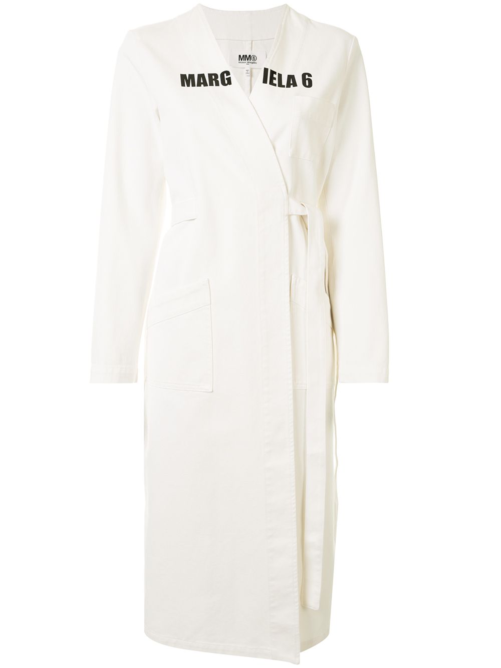 white wrap coat