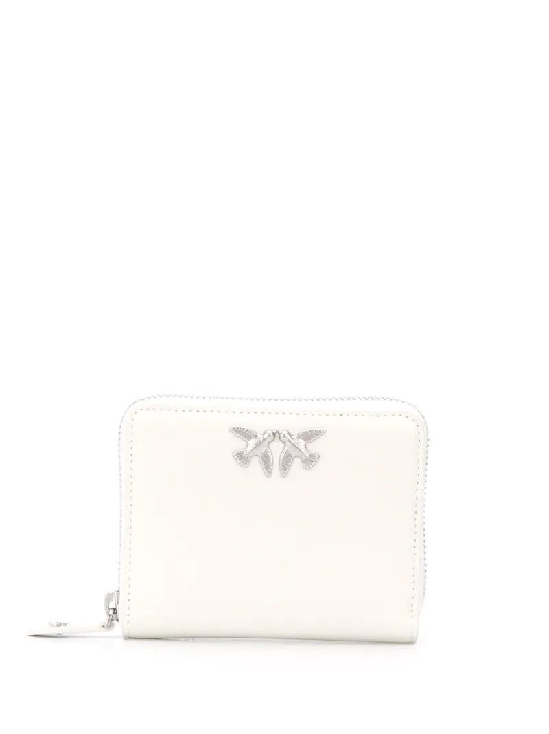 Pinko Logo Plaque Wallet In White