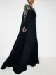 Image 2 of Oscar de la Renta embroidered detail cape-effect gown