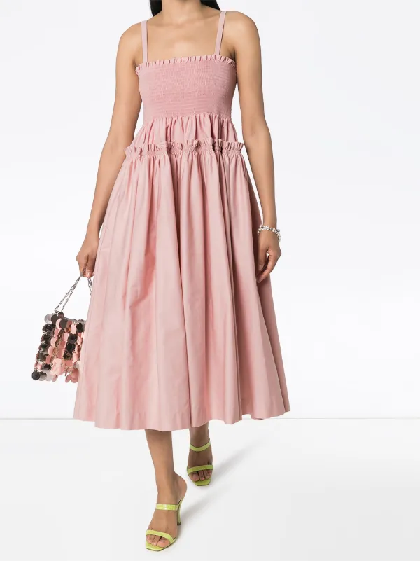 pink molly goddard dress