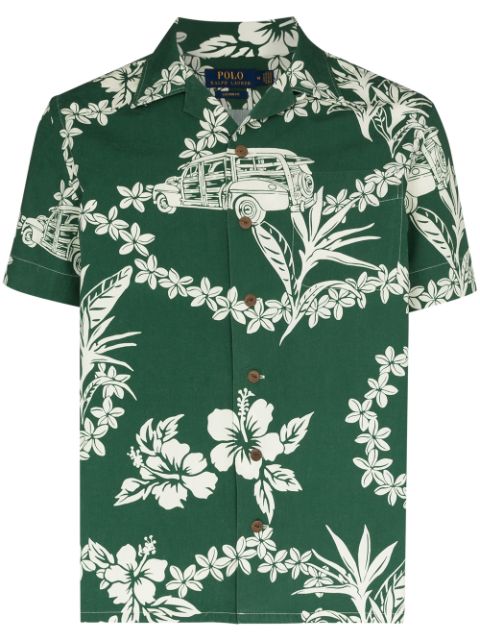 Polo Ralph Lauren tropical-print Poplin Shirt - Farfetch