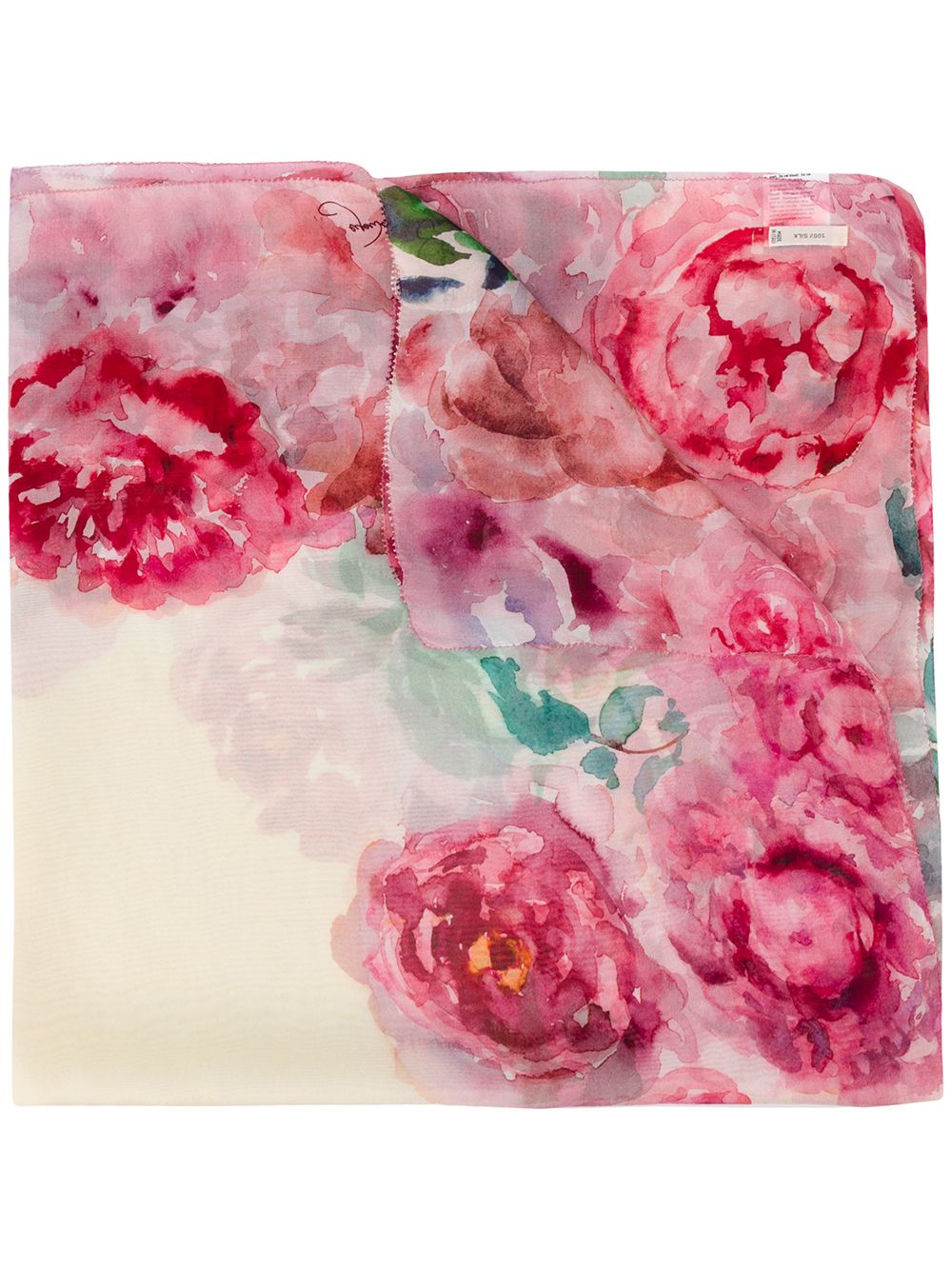 фото Faliero sarti kimberly rose-print scarf