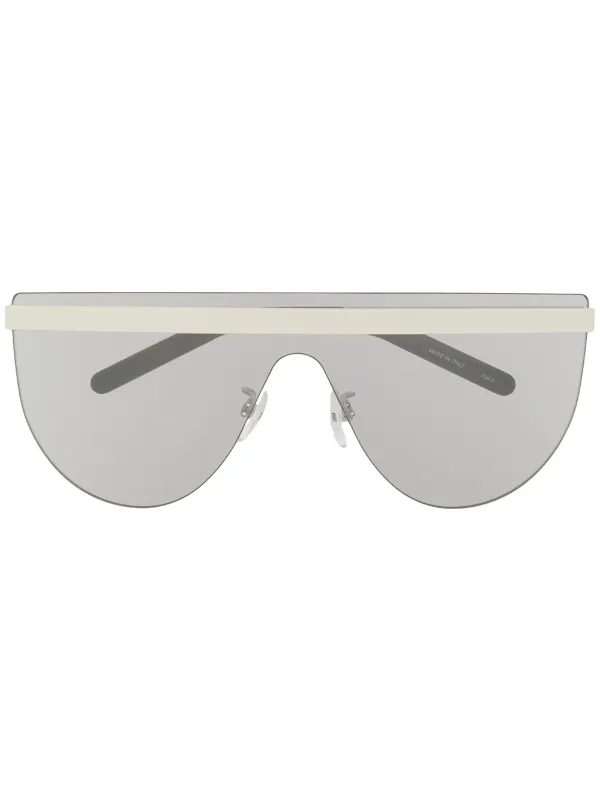 flat top shield sunglasses