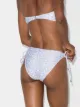 Peony floral-print bikini bottoms