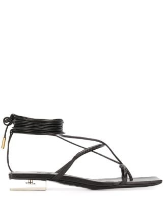 Versace Wraparound Thong Sandals - Farfetch