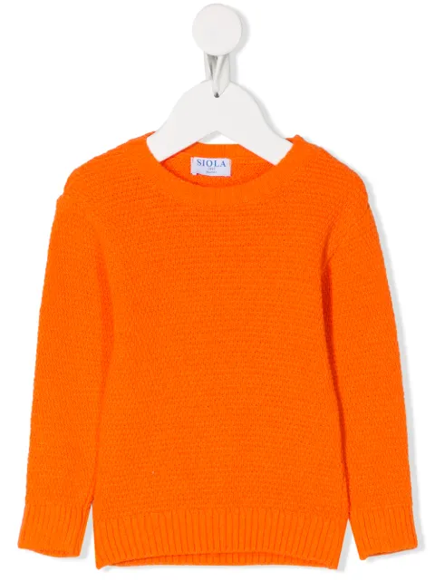 Siola knitted crew-neck jumper