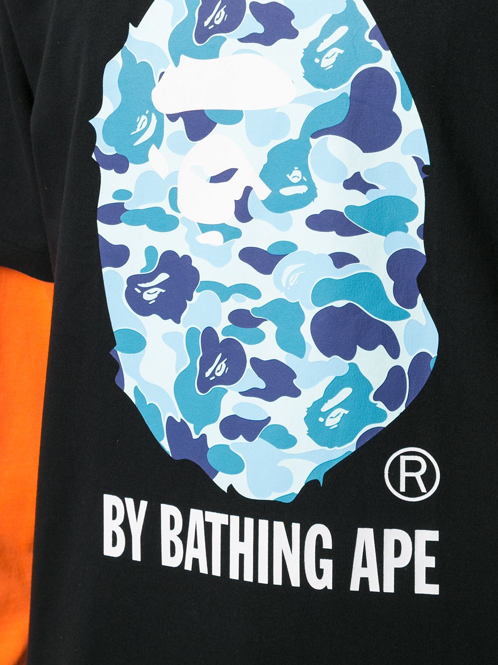 фото A bathing ape® футболка с камуфляжным принтом