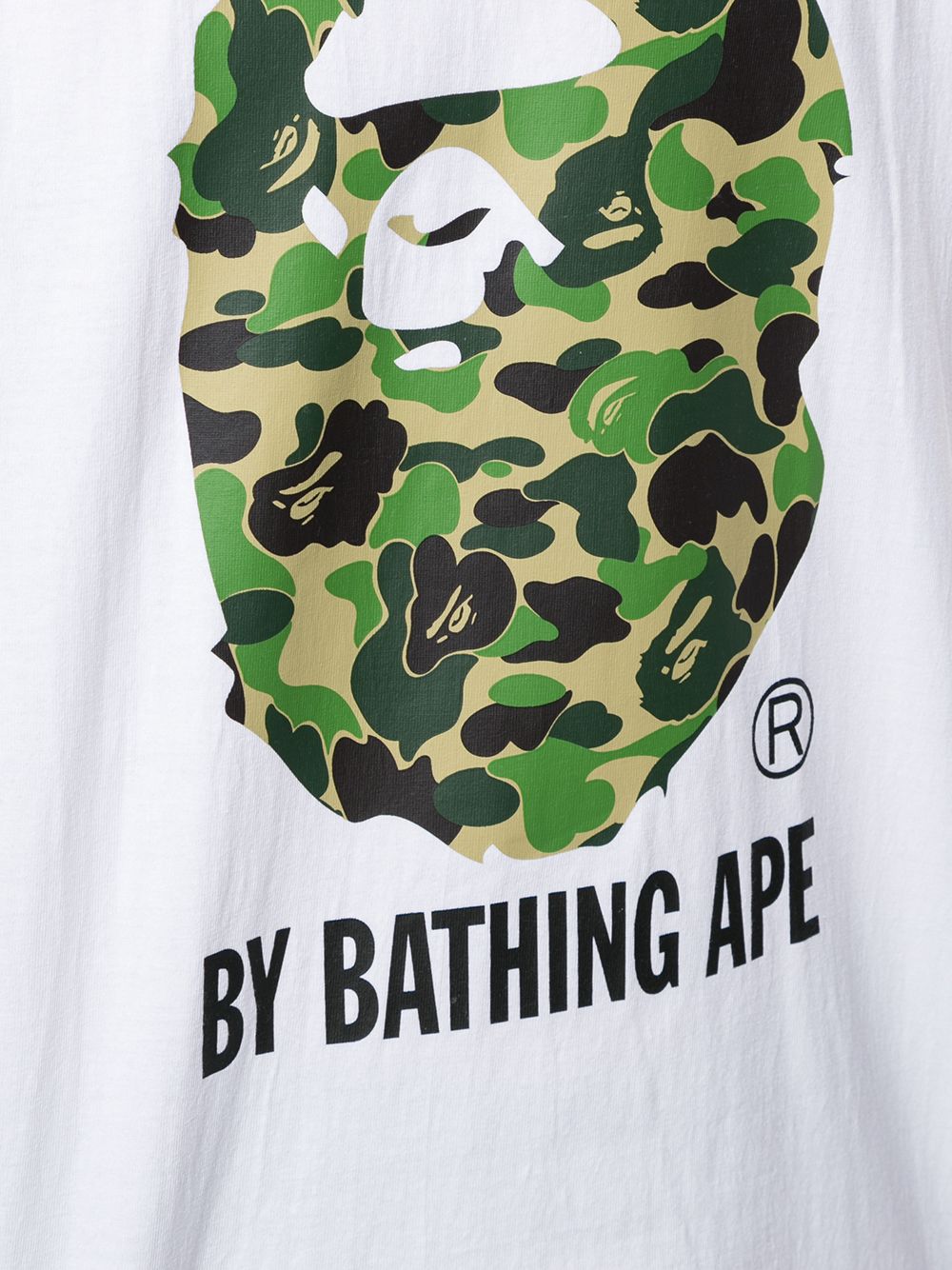 фото Bape футболка с камуфляжным принтом