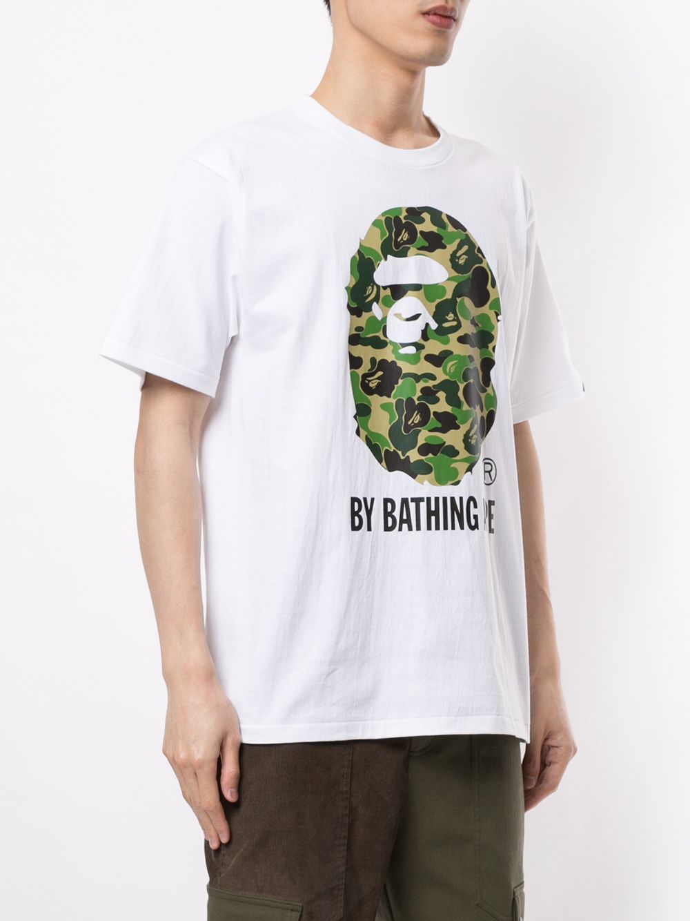 фото Bape футболка с камуфляжным принтом