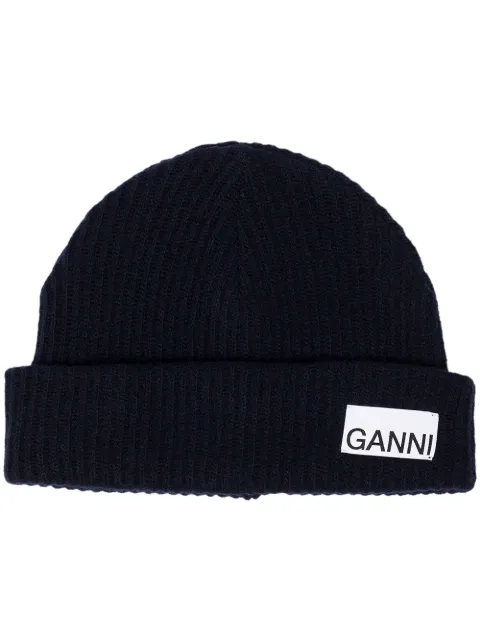 ganni beanie hat