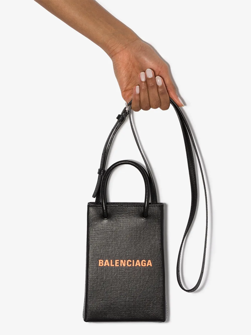 фото Balenciaga мини-сумка с ручками и ремнем