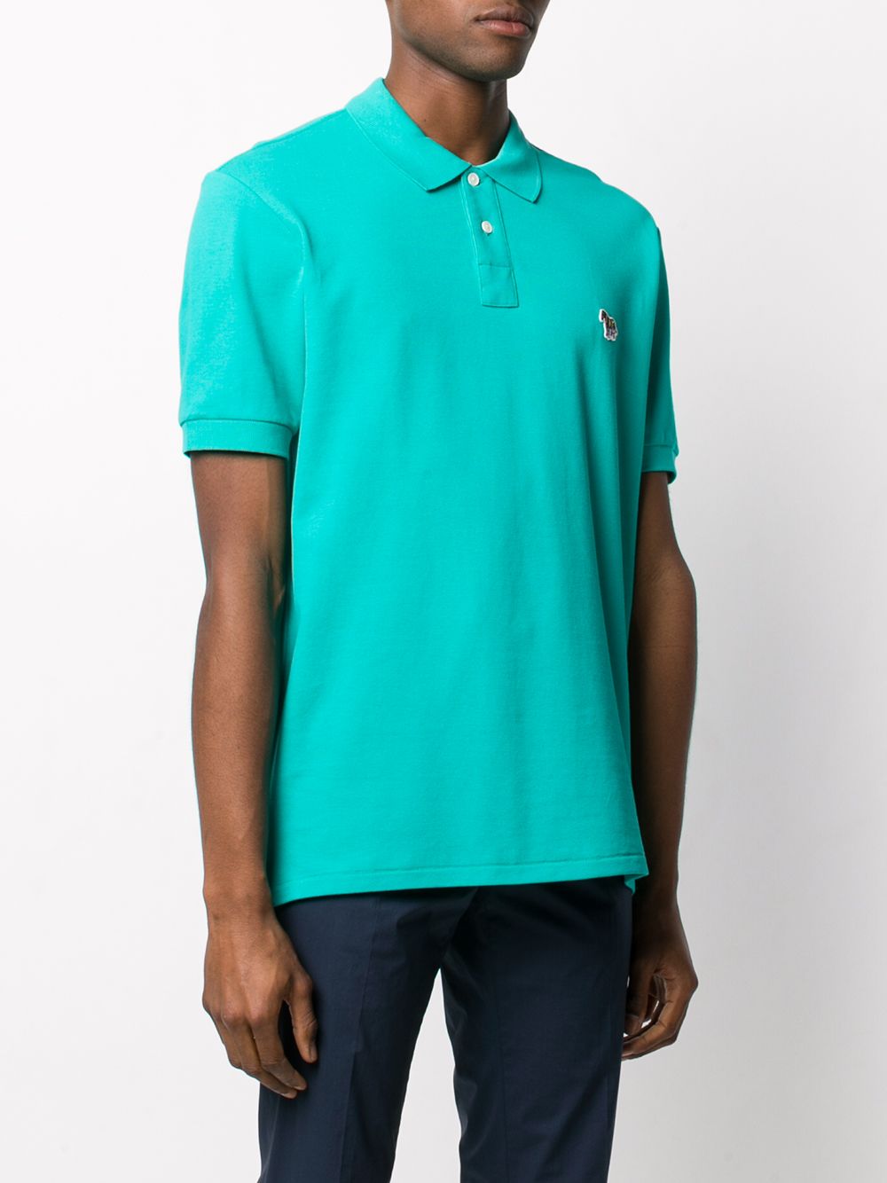 фото Paul smith logo patch polo shirt