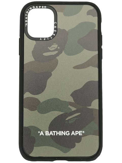 A BATHING APE® camouflage print iPhone 11 case