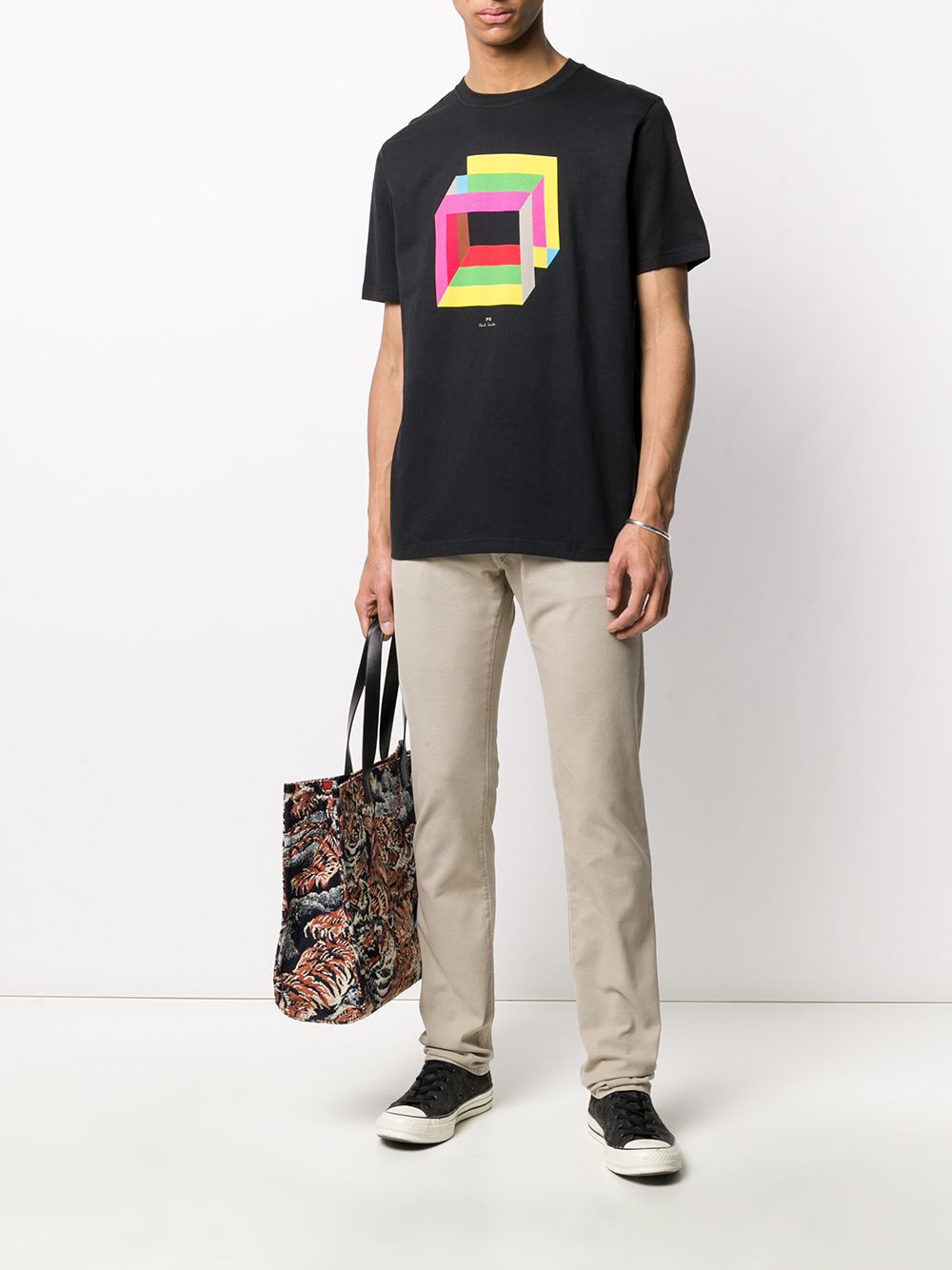 фото Paul smith cube print t-shirt