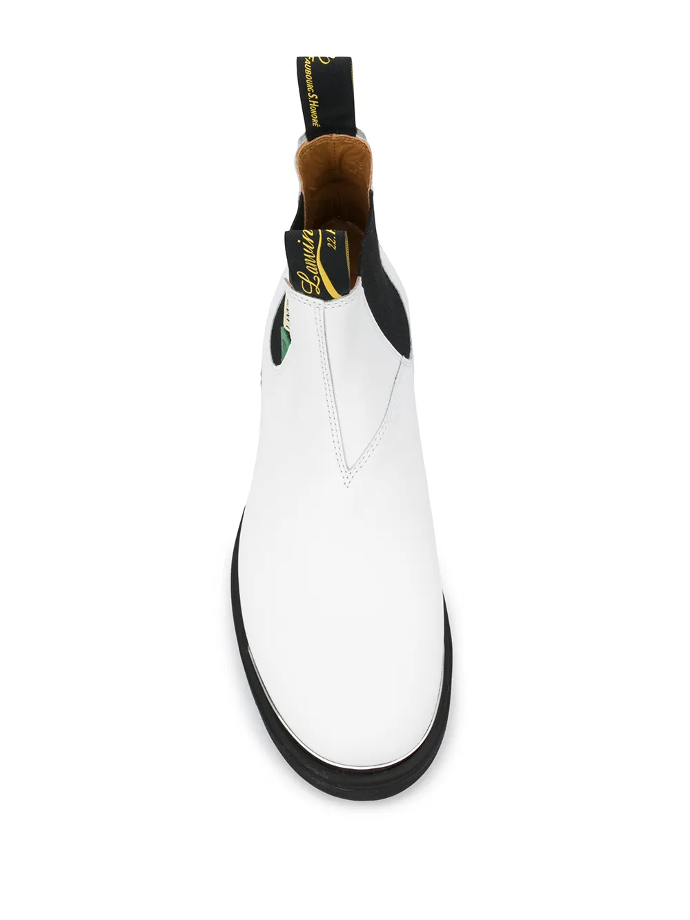 Lanvin metallic tip ankle boots White