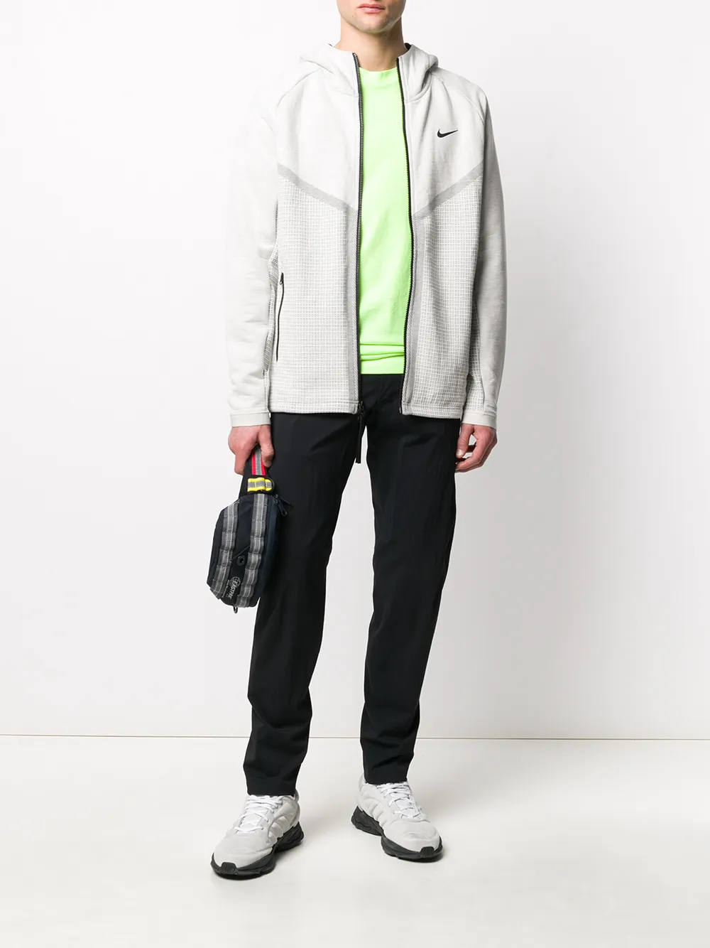 Nike Hoodie met rits Grijs