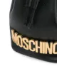 Moschino logo plaque bucket bag