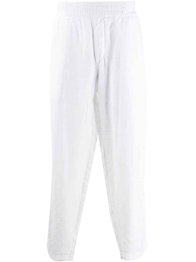 Emporio Armani Gerade Hose Mit Lockerem Schnitt In White