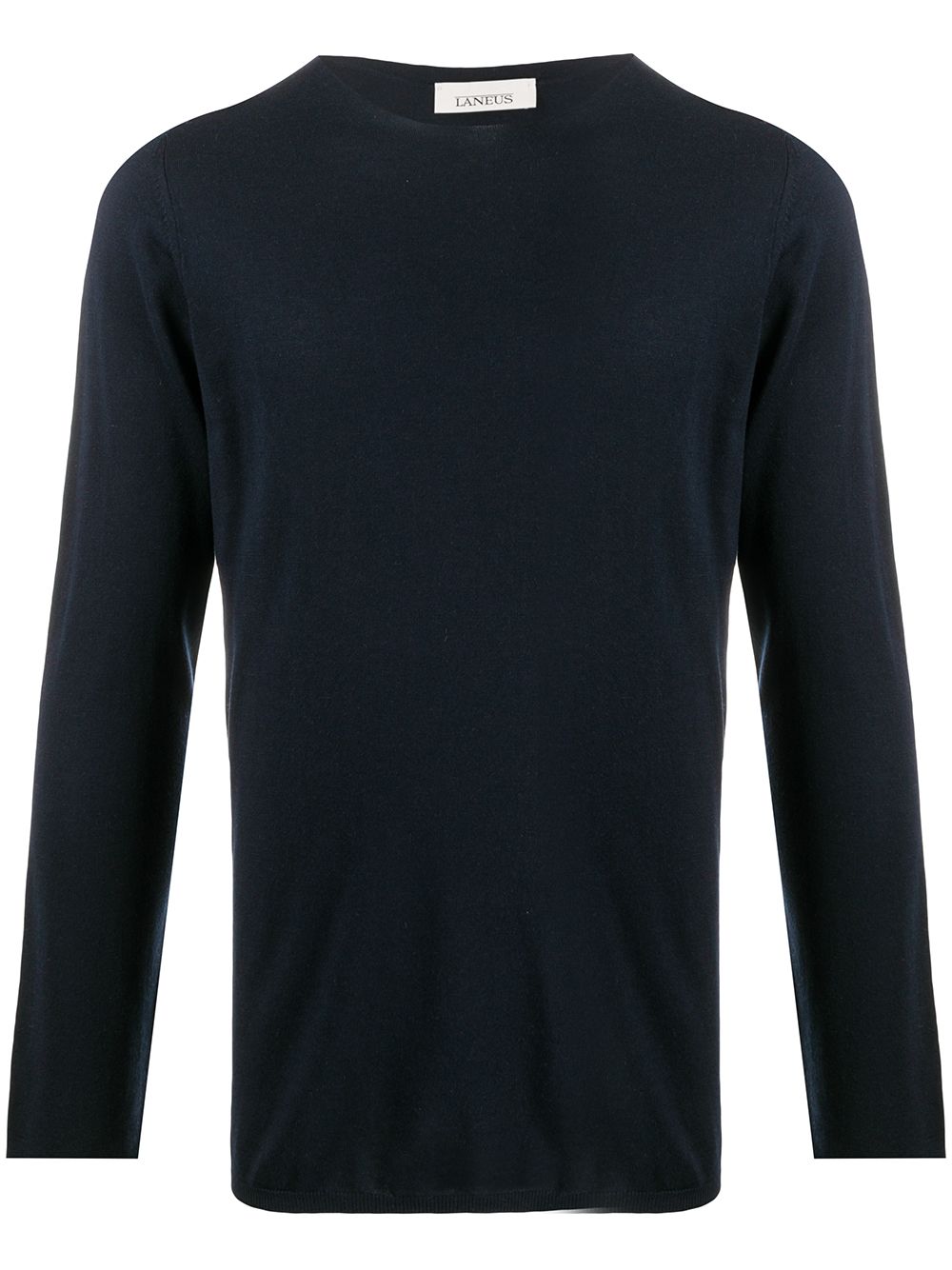 Shop Laneus Lightweight Knit Jumper In Blue