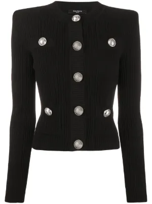 structured cardigan