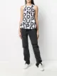 Dondup sleeveless logo print T-shirt