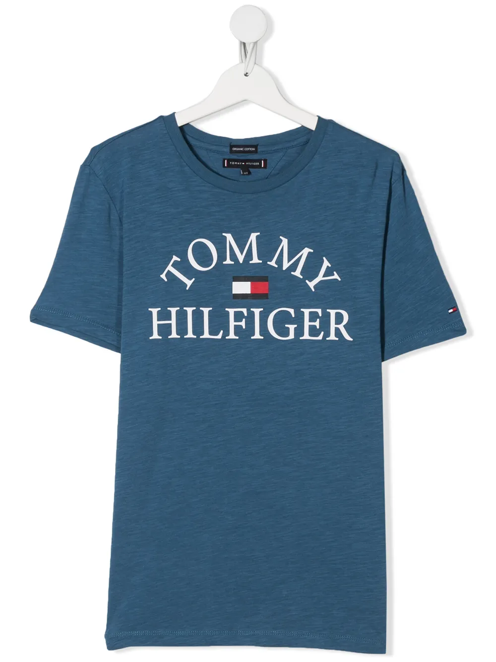 фото Tommy hilfiger junior teen logo print t-shirt