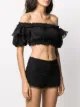 Charo Ruiz Ibiza ruffled cropped top