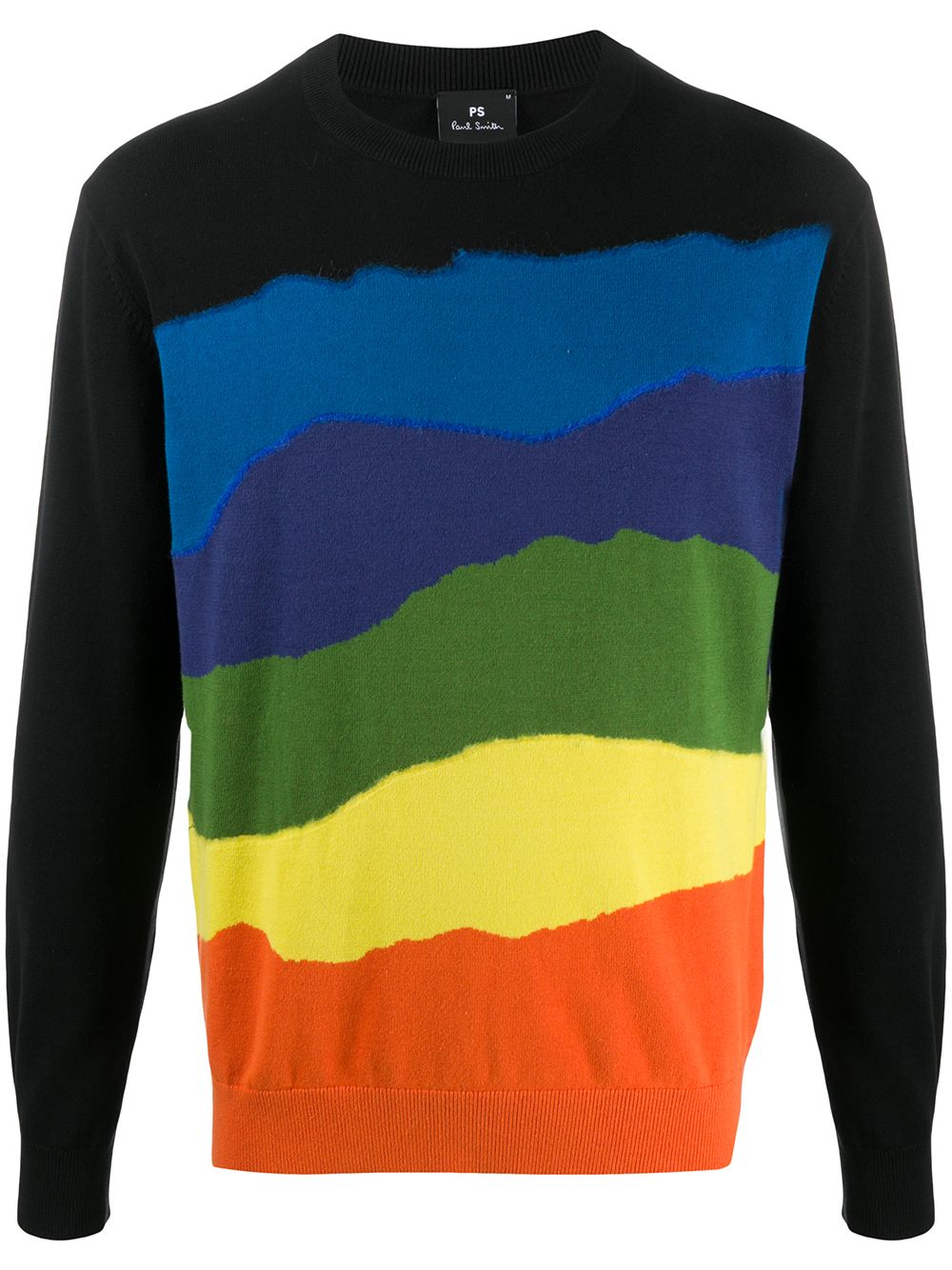 фото Paul smith panelled crew-neck pullover