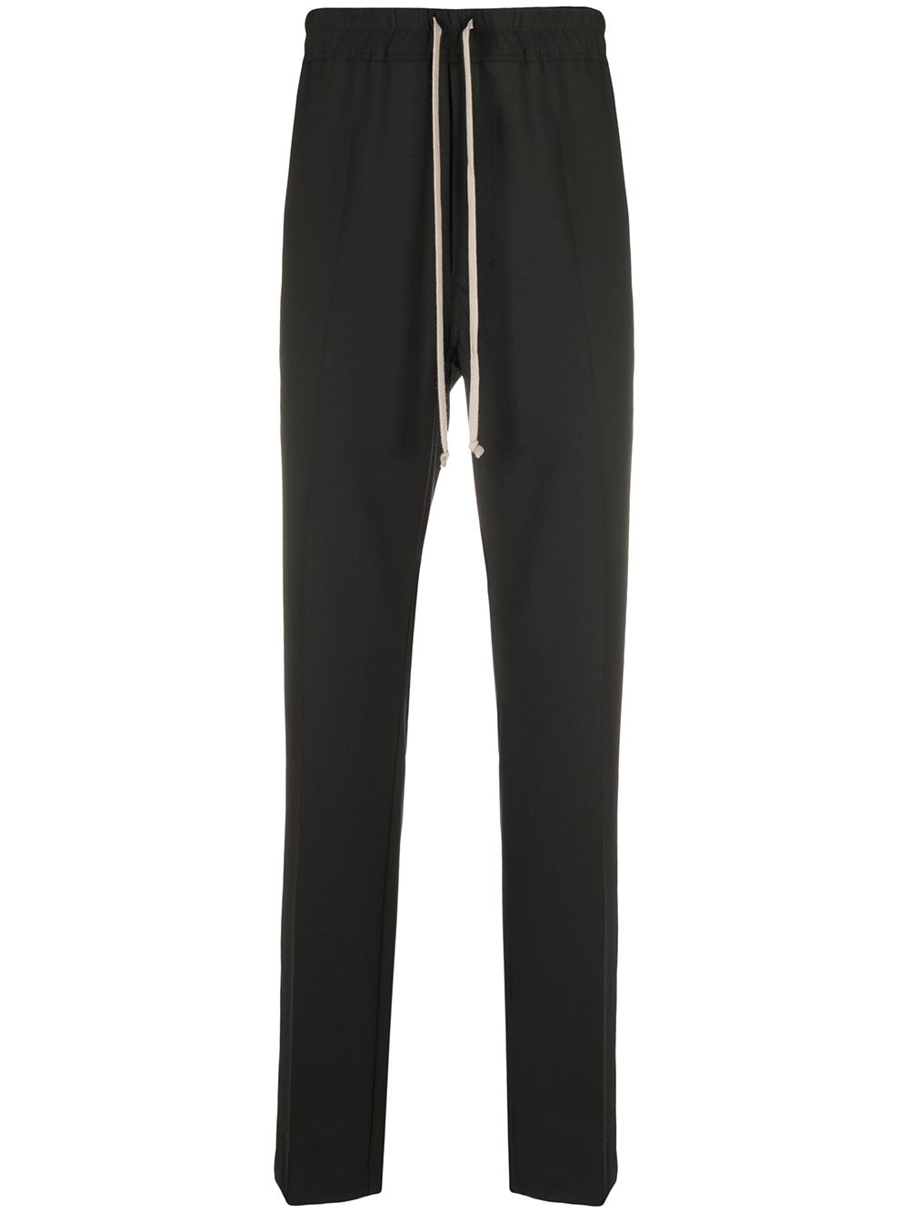 Shop Rick Owens Straight-leg Track Trousers In Black