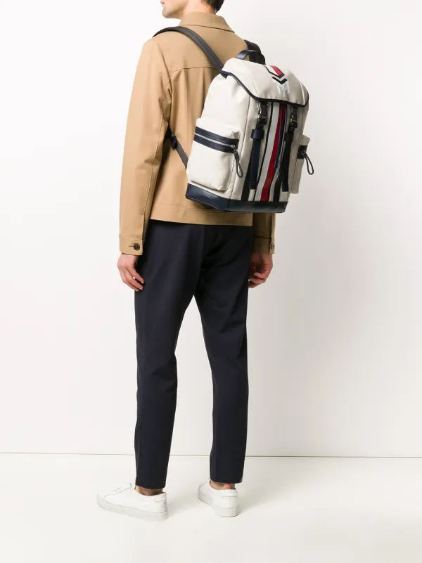 tommy hilfiger block stripe backpack