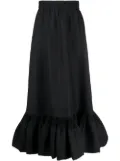 Valentino Garavani peplum hem skirt - Black