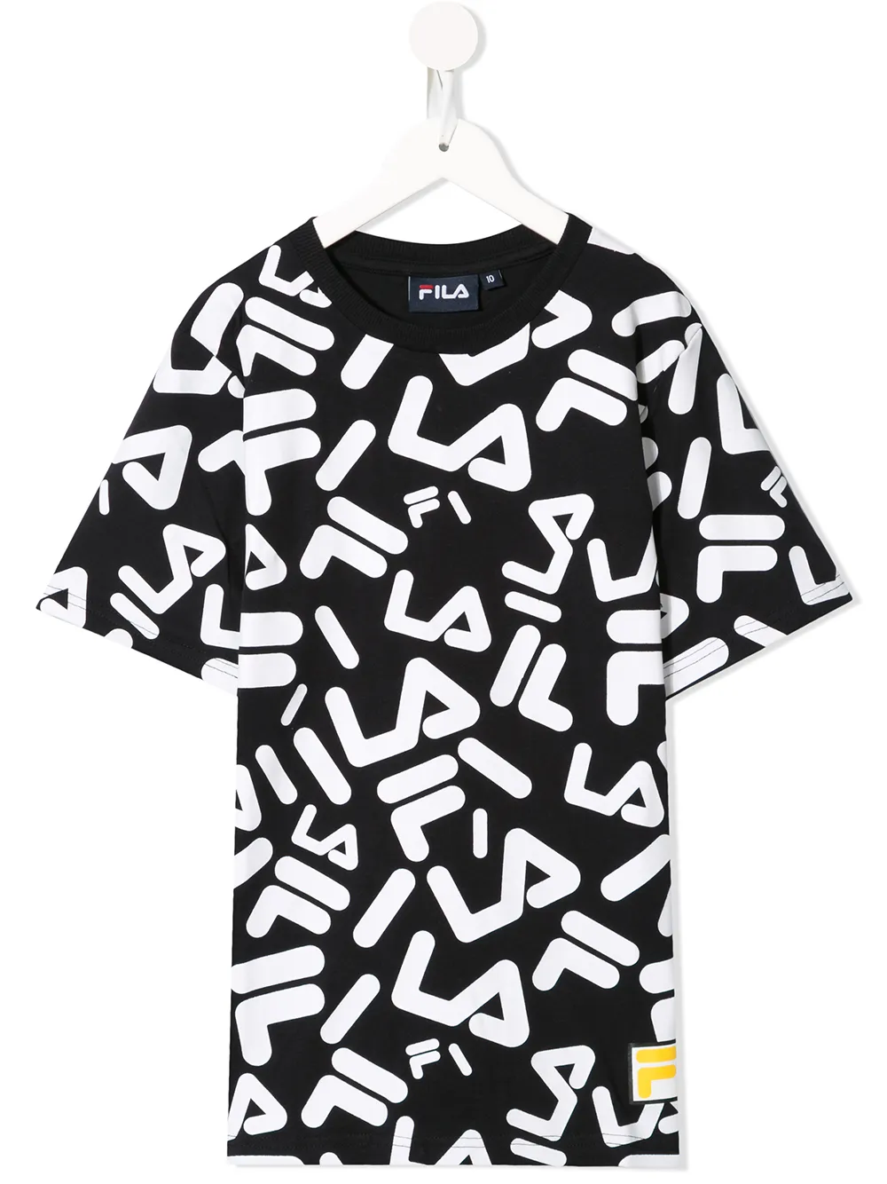 fila all over logo t shirt