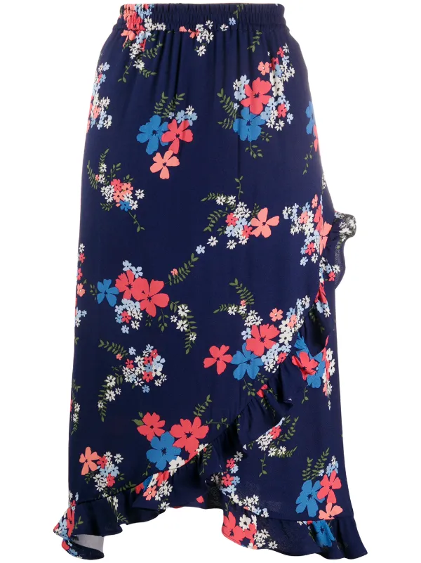 michael kors skirts blue