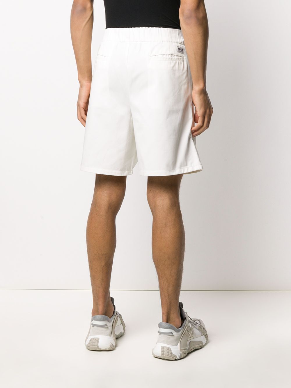 фото Kenzo drawstring waist cotton shorts