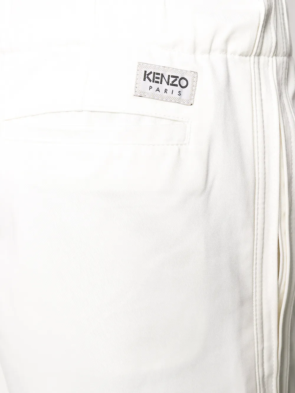 фото Kenzo drawstring waist cotton shorts